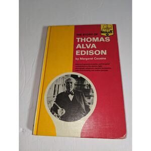 1966 The Story of Thomas Alva Edison #110 Landmark HB Random House RARE MINT